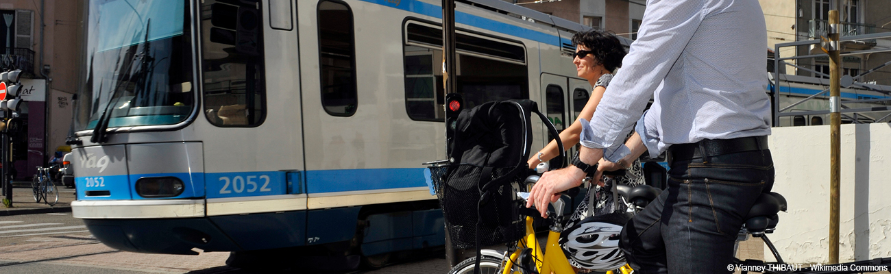 Vélos et tram dans le débat des élections municipales Grenoble 2020