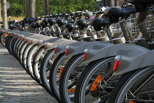 Des vélos en libre service