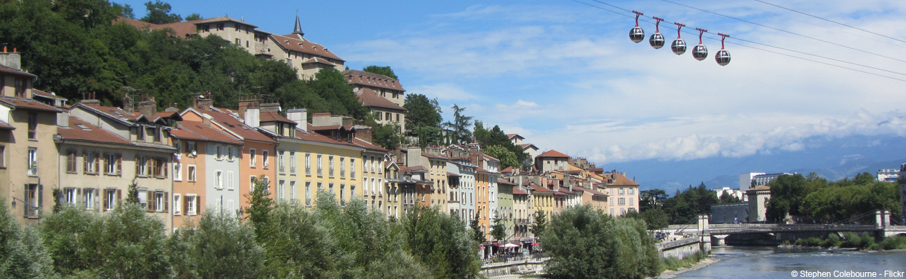 Grenoble, une carte postale au pied des Alpes sur la V63