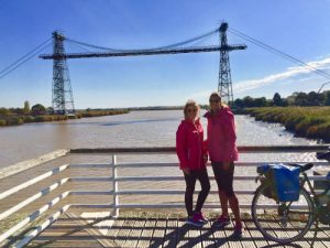 Pont transbordeur pour vélo