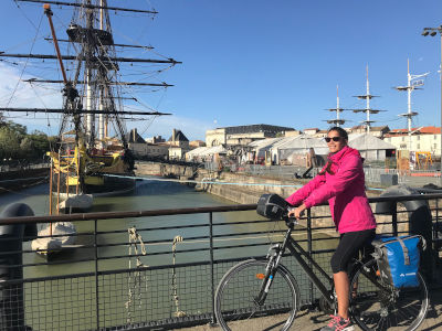 Voir l'hermione à vélo