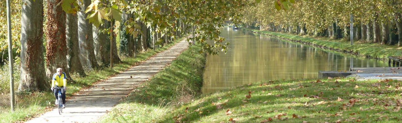 canal de garonne à vélo