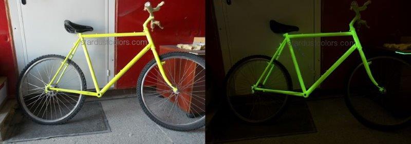 Osez la peinture phosphorescente pour customiser votre vélo !