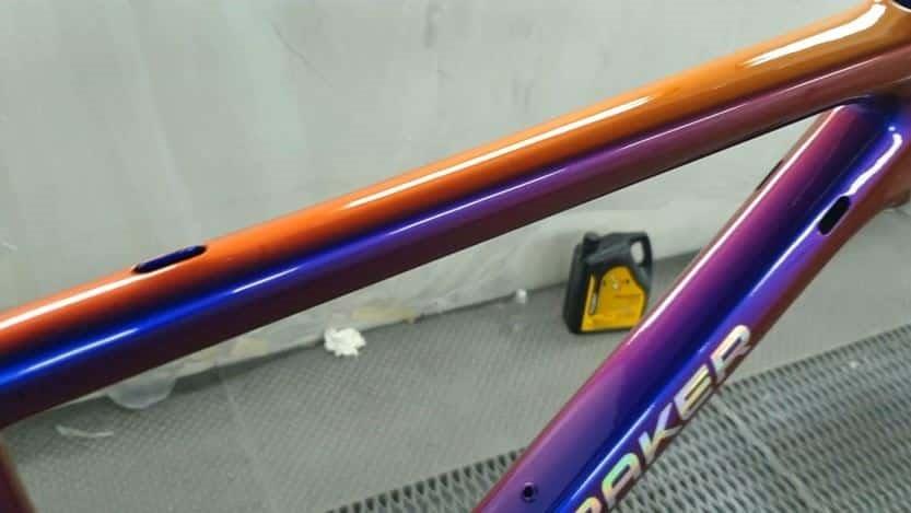 peinture cameleon pour velo stardustcolors 