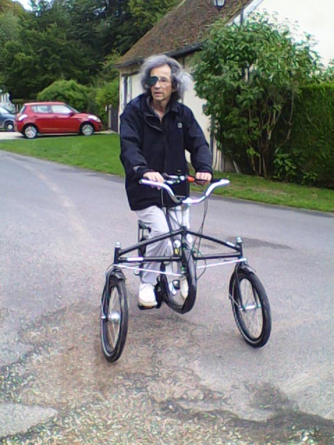 portrait cyclotourisme tricycle