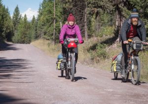 Lune de miel bikepacking à vélo en Amérique