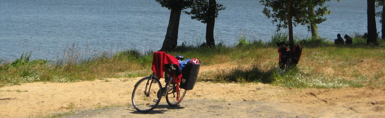 Pause vélo dans les Landes