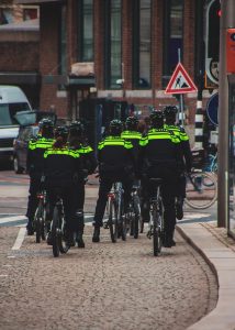 Police à vélo