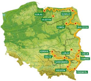 carte de la green velo Szlak