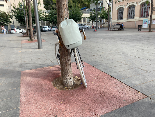 Sac Fil & Fog sur guidon de vélo