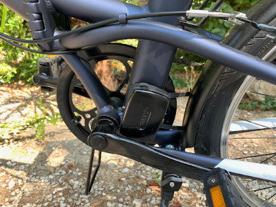 Test Alarmbox Abus sur vélo pliant