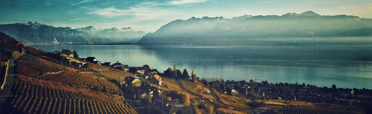 tour du lac Léman à vélo