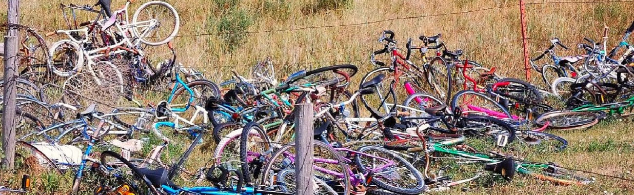 Cimetière de vélo obsolètes