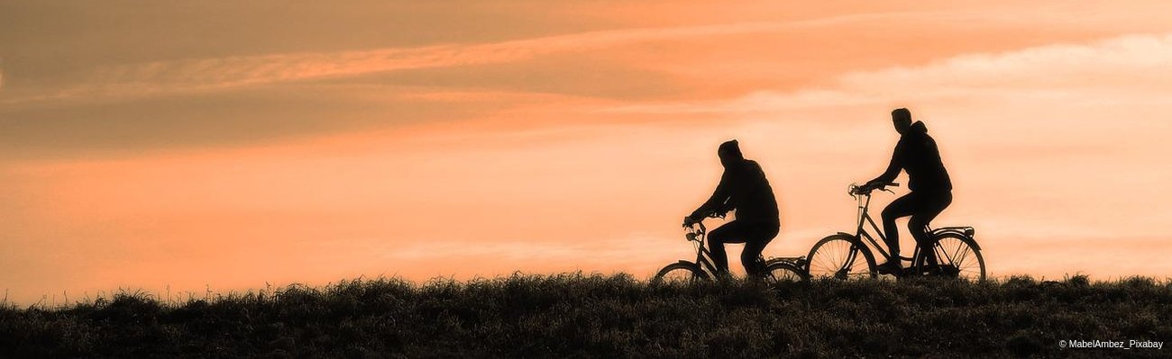 cycliste soir