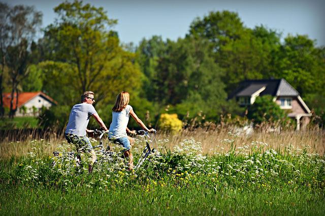 Balade champêtre à vélo