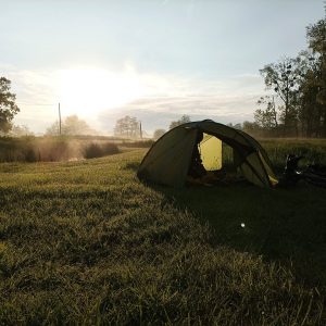 bivouac pas loin de nantes direction Cornouailles