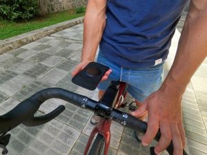 Test du support smartphone pour vélo Shapeheart.