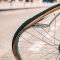 Roue de vélo endommagée