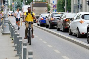 piste cyclable protégée