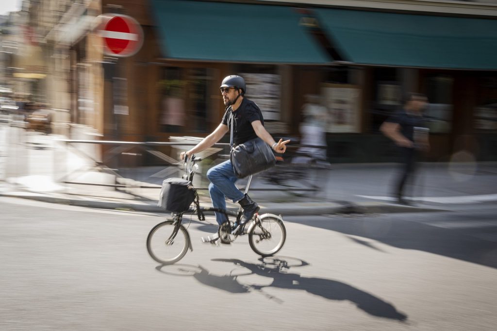 travailler à vélo à paris