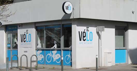 Un magasin Vélo an Oriant