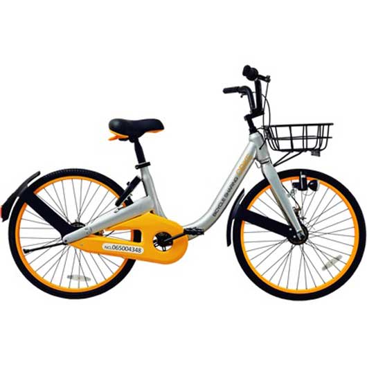 Un vélo du service de bike sharing free-floating Obike