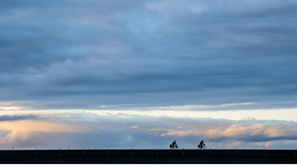 voyage à vélo de loin