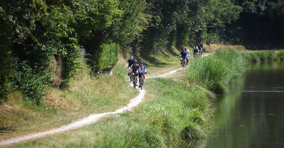 Une voie verte vélo nature entre Orléans et Montargis